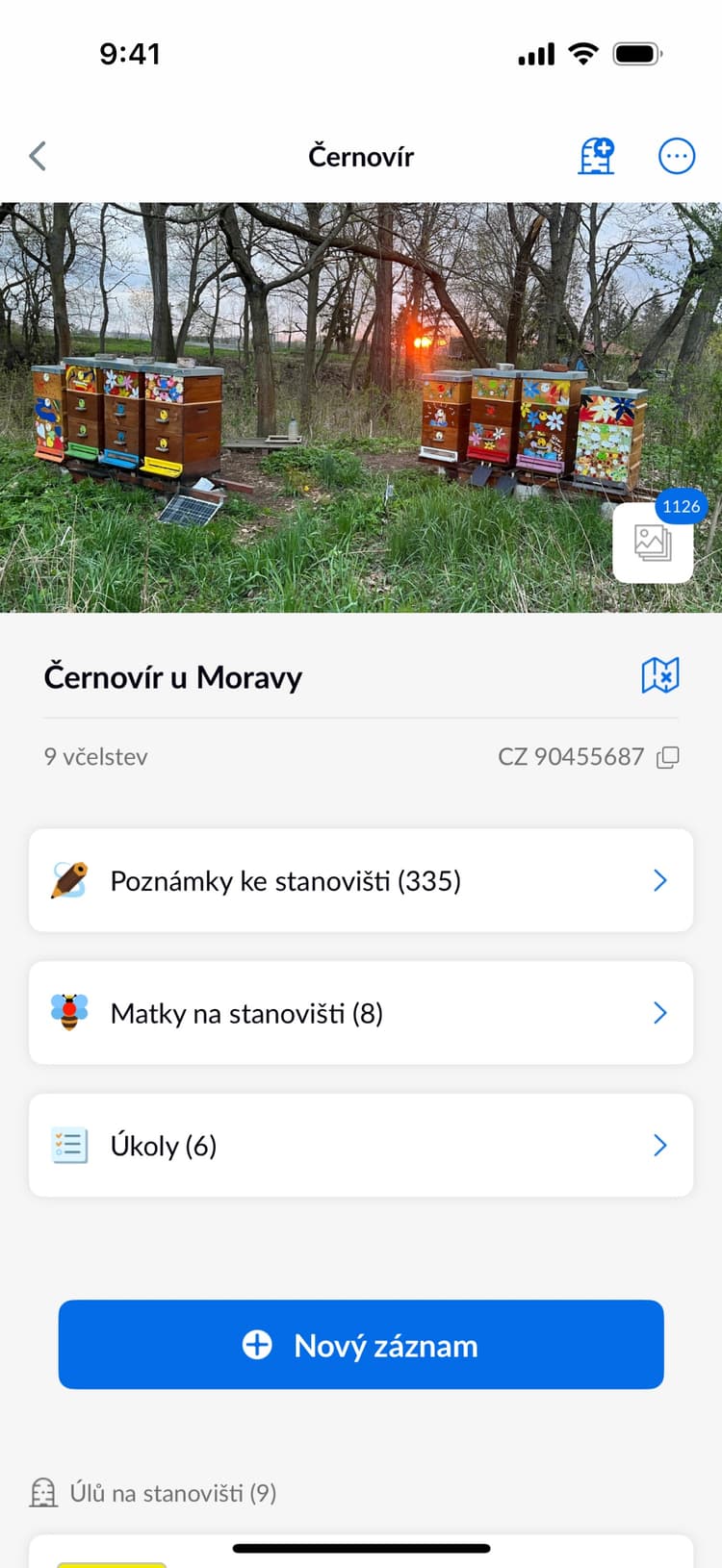 Beentry apiary detail preview
