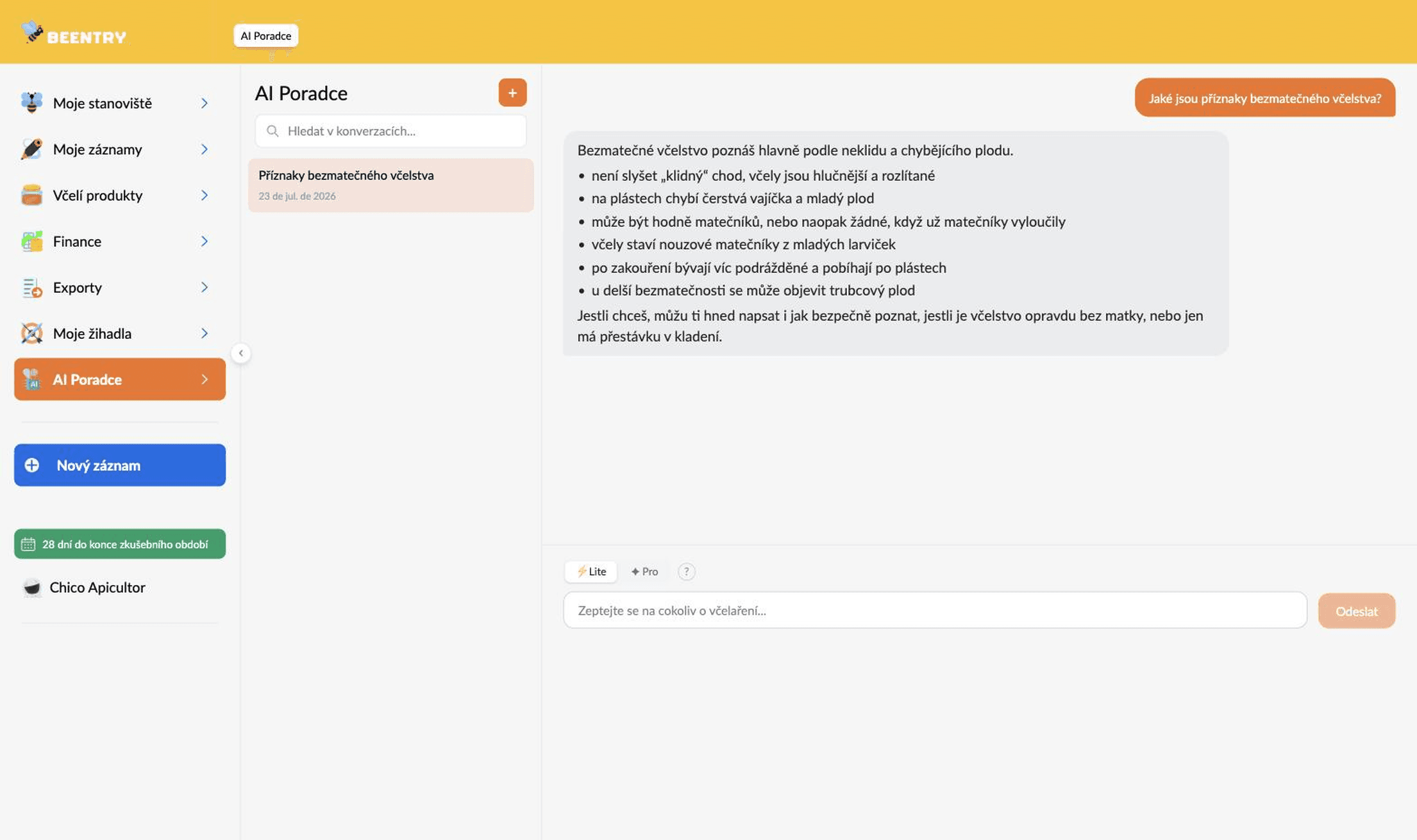 Beentry AI advisor preview