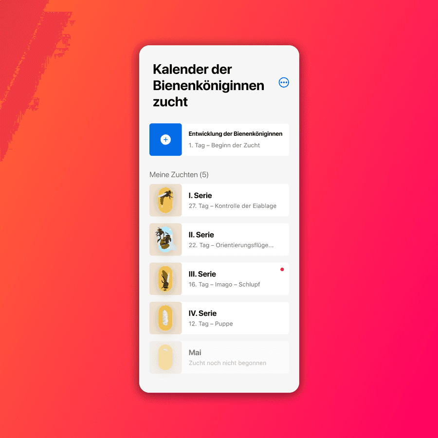 Vom Ei zur Bienenkönigin