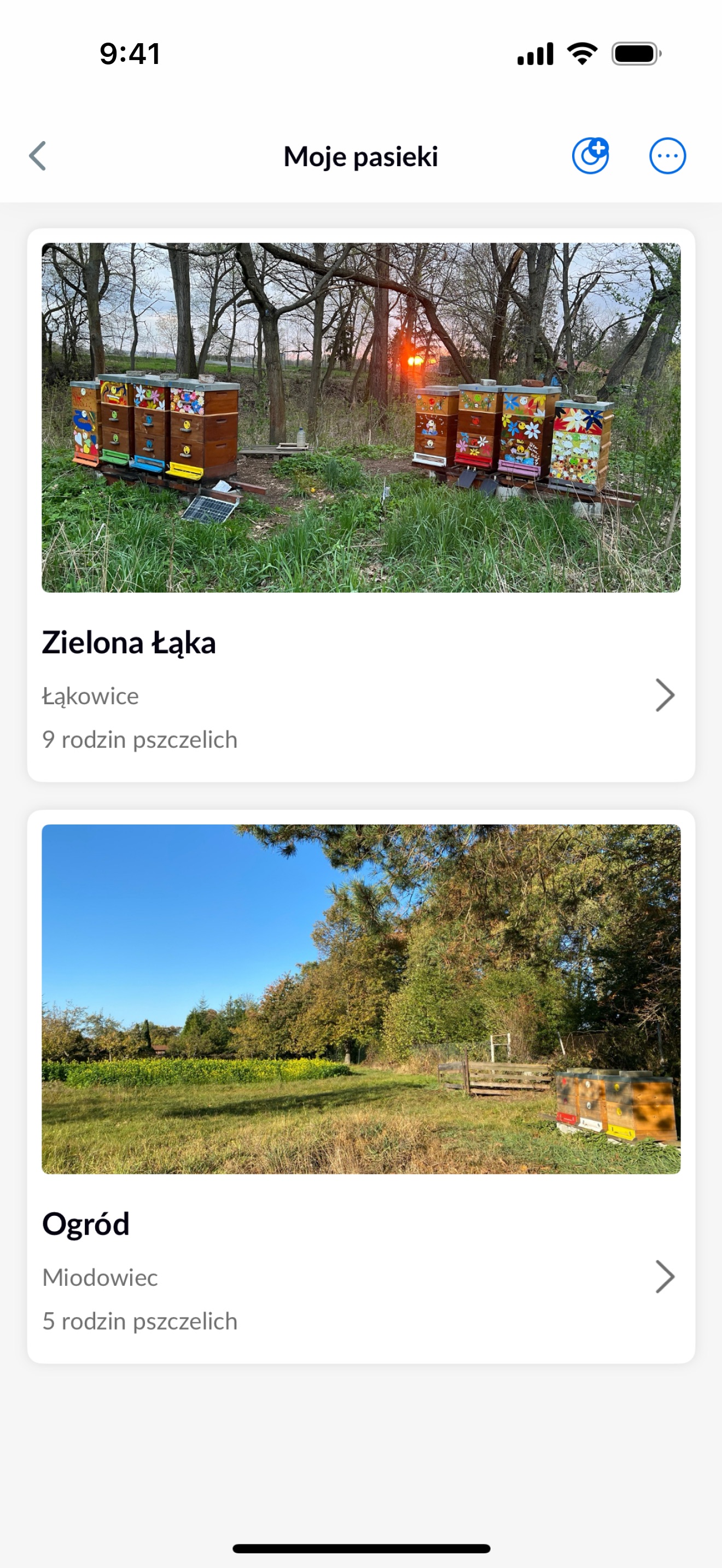 Mobilna aplikacja Beentry, ekran aplikacji